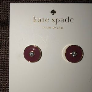 Purple Kate Spade Earrings - Brand New
